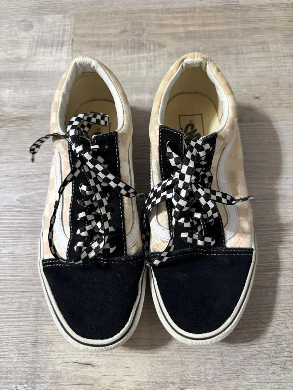 Unisex Checkered Vans shoes